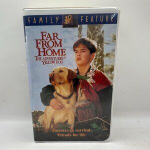 Far From Home: The Adventures Of Yellow Dog VHS 1995 Family Feature 20th Century